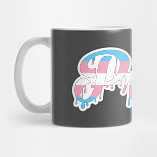 Transgender Pride Drip Mug